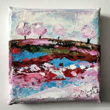 Lade das Bild in den Galerie-Viewer, Kleine Ölgemälde "Norddeutsche Landschaften" von Carolina Villagra-Roth