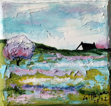 Lade das Bild in den Galerie-Viewer, Kleine Ölgemälde "Norddeutsche Landschaften" von Carolina Villagra-Roth