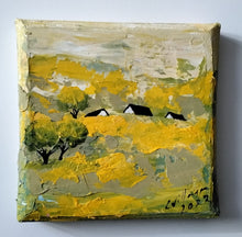 Lade das Bild in den Galerie-Viewer, Kleine Ölgemälde "Norddeutsche Landschaften" von Carolina Villagra-Roth