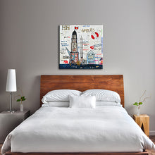 Lade das Bild in den Galerie-Viewer, Hamburg - Große Freiheit Kunstdruck auf Leinwand - MOPO-Shop