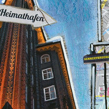 Lade das Bild in den Galerie-Viewer, Hamburg - Das Tor zur Welt - Kunstdruck auf Leinwand - MOPO-Shop
