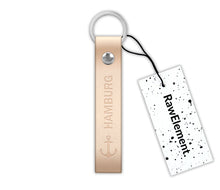 Lade das Bild in den Galerie-Viewer, Made in Hamburg: Schlüsselanhänger aus Leder - MOPO-Shop