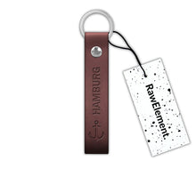 Lade das Bild in den Galerie-Viewer, Made in Hamburg: Schlüsselanhänger aus Leder - MOPO-Shop