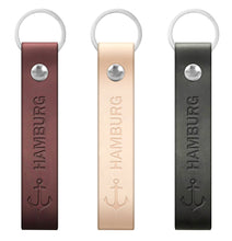 Lade das Bild in den Galerie-Viewer, Made in Hamburg: Schlüsselanhänger aus Leder - MOPO-Shop