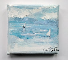 Lade das Bild in den Galerie-Viewer, Kleine Ölgemälde mit Hamburg-Motiven von Carolina Villagra-Roth