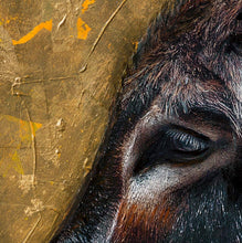 Lade das Bild in den Galerie-Viewer, Leinwanddruck "Gold-Esel"