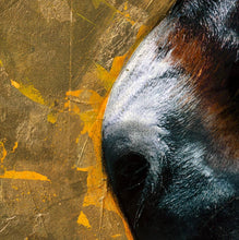 Lade das Bild in den Galerie-Viewer, Leinwanddruck "Gold-Esel"