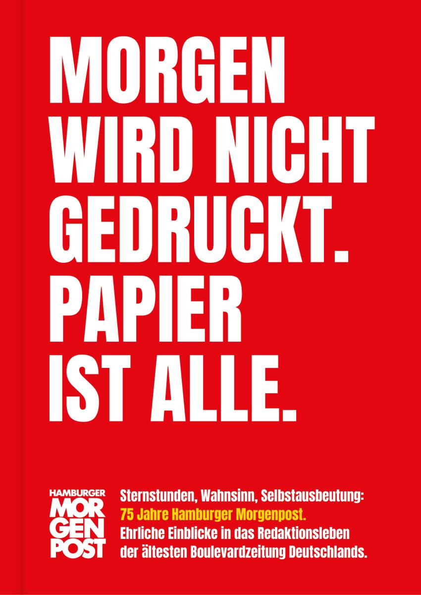 Buch: Morgen wird nicht gedruckt. Papier ist alle.