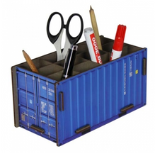 Lade das Bild in den Galerie-Viewer, Wie ein Container: Stifte-Box in Blau, Rot oder Türkis - MOPO-Shop
